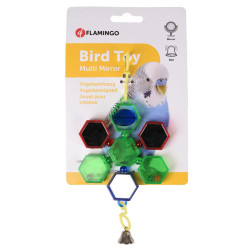 Flamingo Multi-Spiegel-Sittich-Spielzeug für Vögel. FL-110107 Spielzeug