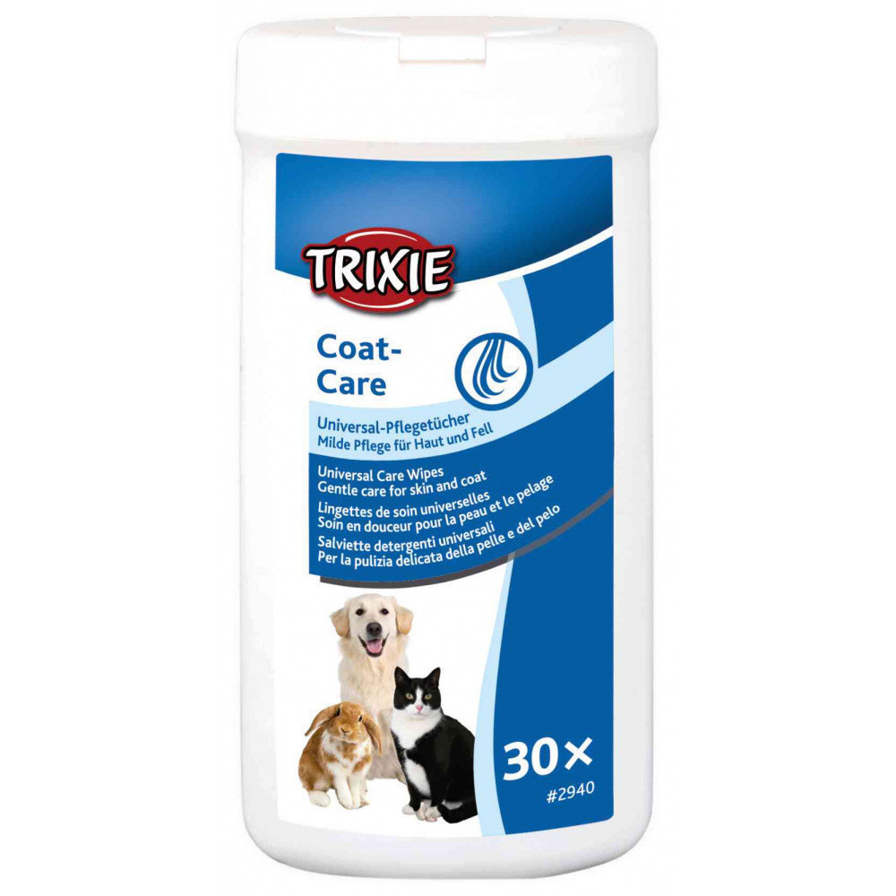 Trixie Kosmetische Tücher für Hunde, Katzen und andere Kleintiere TR-2940 Reinigungstücher