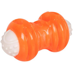 Karlie OS toy that chuckles 12 cm. orange. for dogs. Jouets à mâcher
